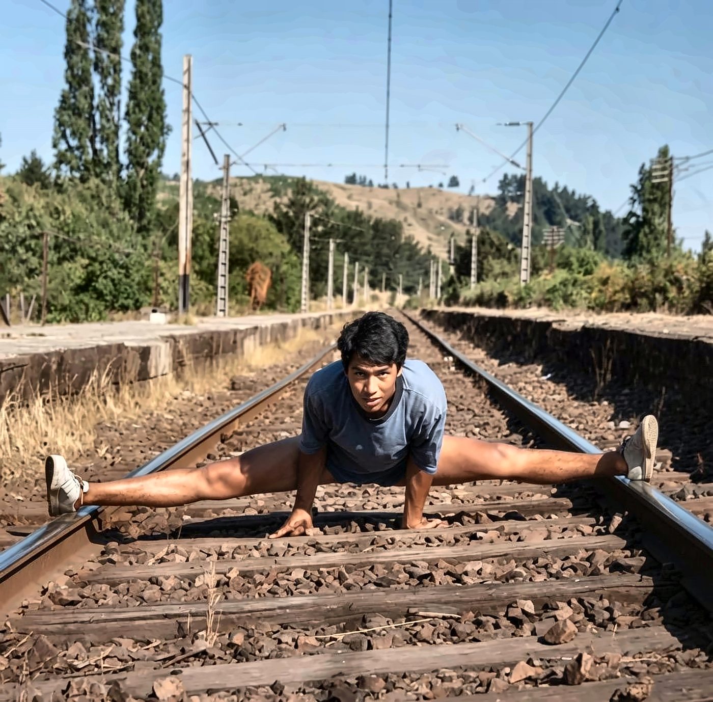 Elongación sobre la línea del tren