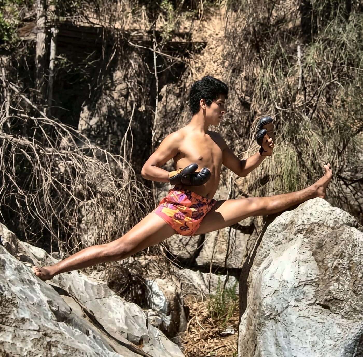 Elongación en las rocas